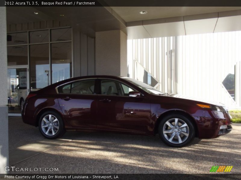 Basque Red Pearl / Parchment 2012 Acura TL 3.5