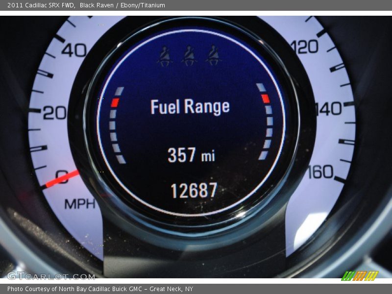 Black Raven / Ebony/Titanium 2011 Cadillac SRX FWD