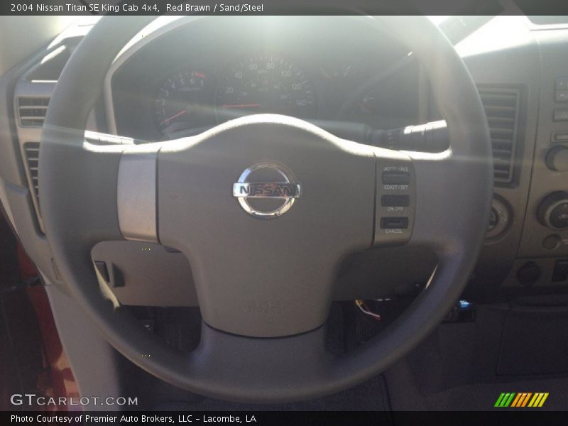 Red Brawn / Sand/Steel 2004 Nissan Titan SE King Cab 4x4