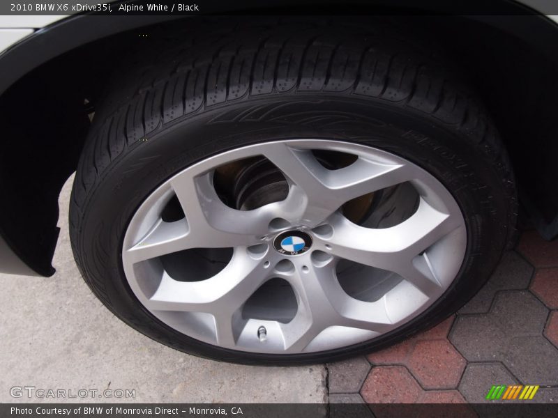 Alpine White / Black 2010 BMW X6 xDrive35i