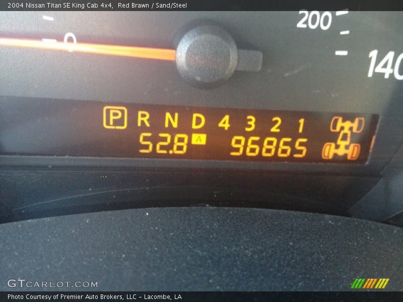 Red Brawn / Sand/Steel 2004 Nissan Titan SE King Cab 4x4