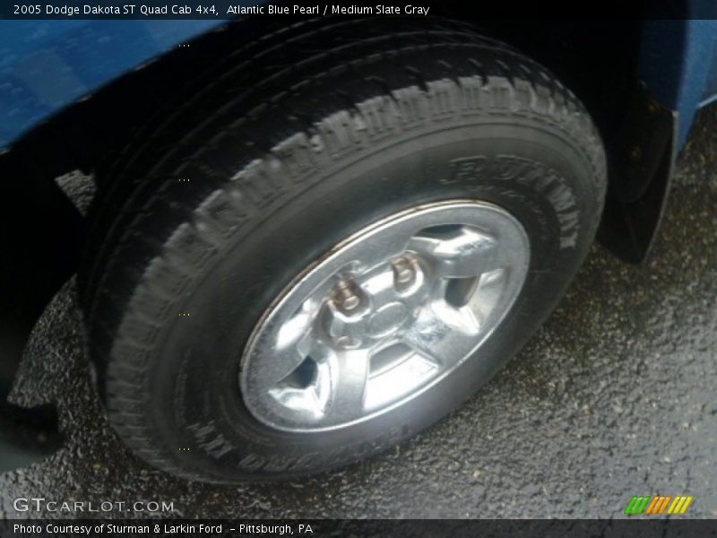 Atlantic Blue Pearl / Medium Slate Gray 2005 Dodge Dakota ST Quad Cab 4x4