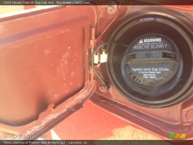 Red Brawn / Sand/Steel 2004 Nissan Titan SE King Cab 4x4