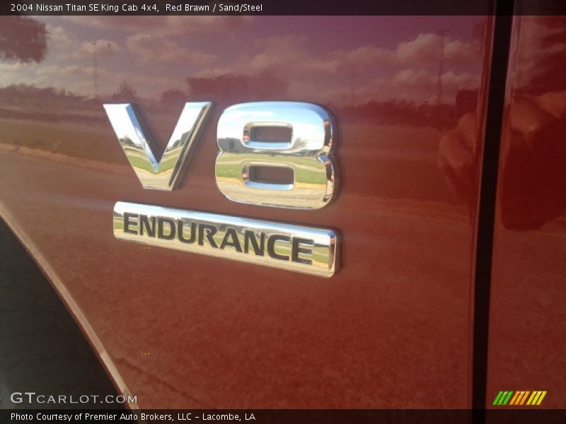 Red Brawn / Sand/Steel 2004 Nissan Titan SE King Cab 4x4