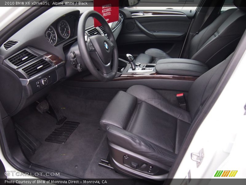 Alpine White / Black 2010 BMW X6 xDrive35i