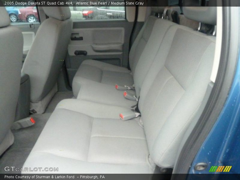Atlantic Blue Pearl / Medium Slate Gray 2005 Dodge Dakota ST Quad Cab 4x4