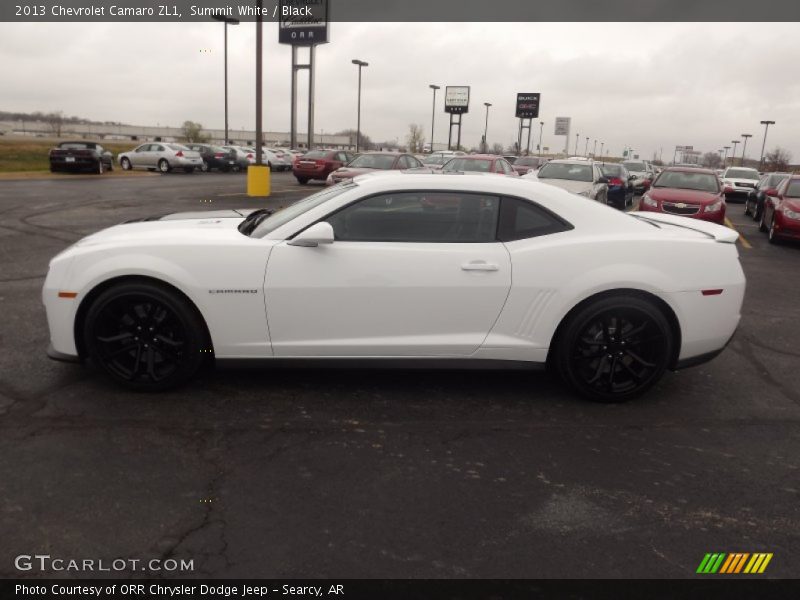 Summit White / Black 2013 Chevrolet Camaro ZL1