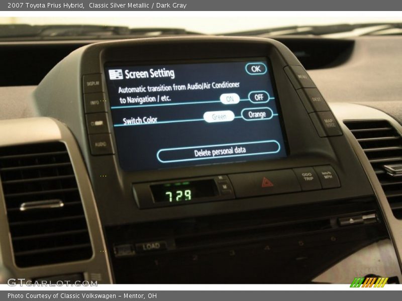 Classic Silver Metallic / Dark Gray 2007 Toyota Prius Hybrid