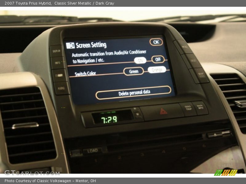 Classic Silver Metallic / Dark Gray 2007 Toyota Prius Hybrid