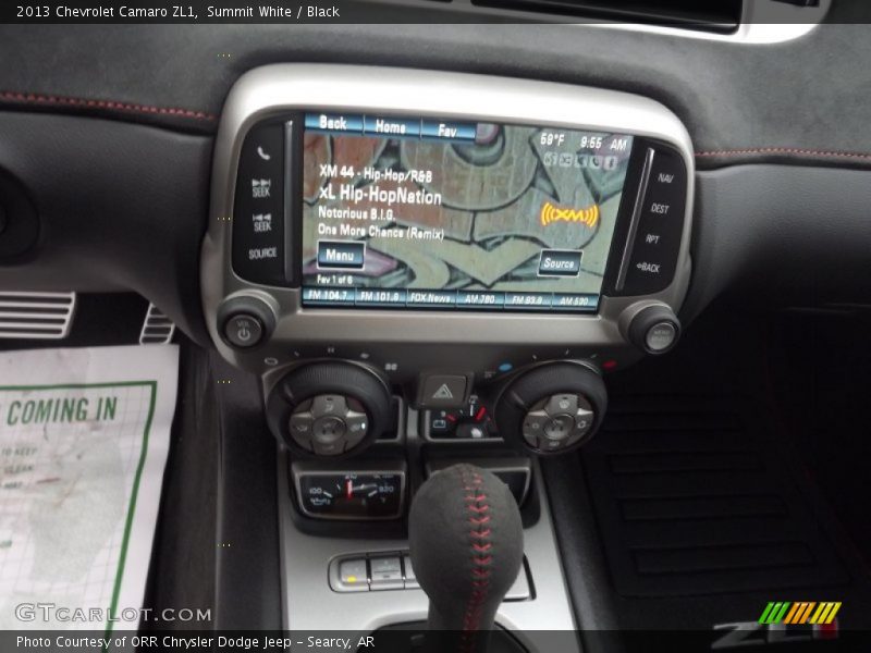 Controls of 2013 Camaro ZL1