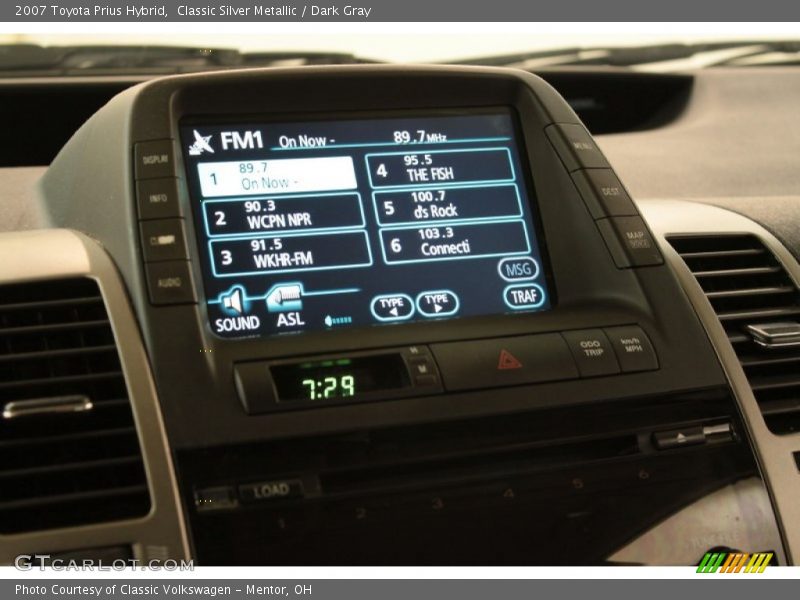 Classic Silver Metallic / Dark Gray 2007 Toyota Prius Hybrid