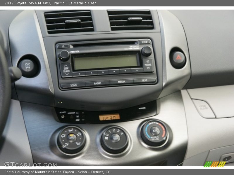 Pacific Blue Metallic / Ash 2012 Toyota RAV4 I4 4WD