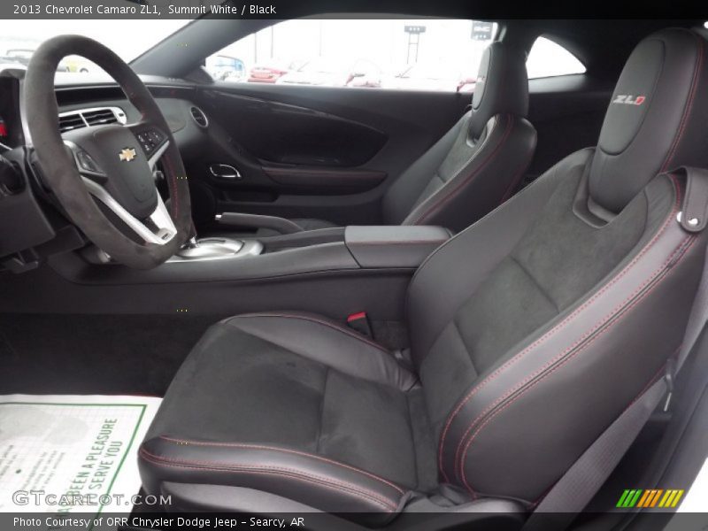 Front Seat of 2013 Camaro ZL1