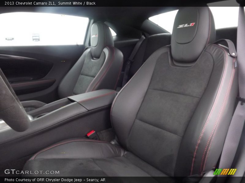 Front Seat of 2013 Camaro ZL1
