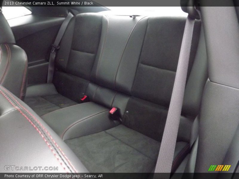 Rear Seat of 2013 Camaro ZL1