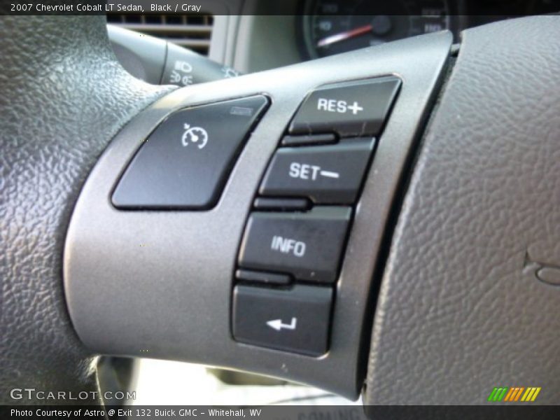 Black / Gray 2007 Chevrolet Cobalt LT Sedan