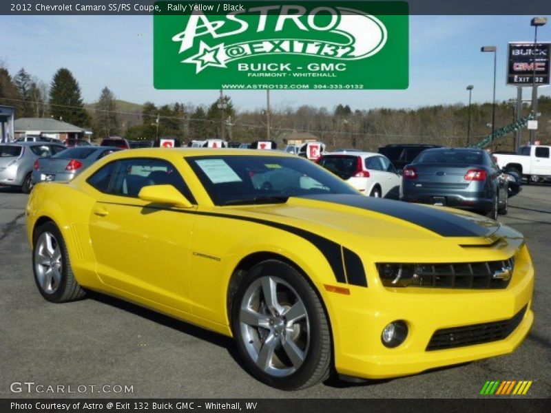 Rally Yellow / Black 2012 Chevrolet Camaro SS/RS Coupe