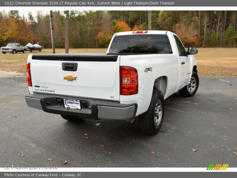 Summit White / Light Titanium/Dark Titanium 2012 Chevrolet Silverado 1500 LT Regular Cab 4x4