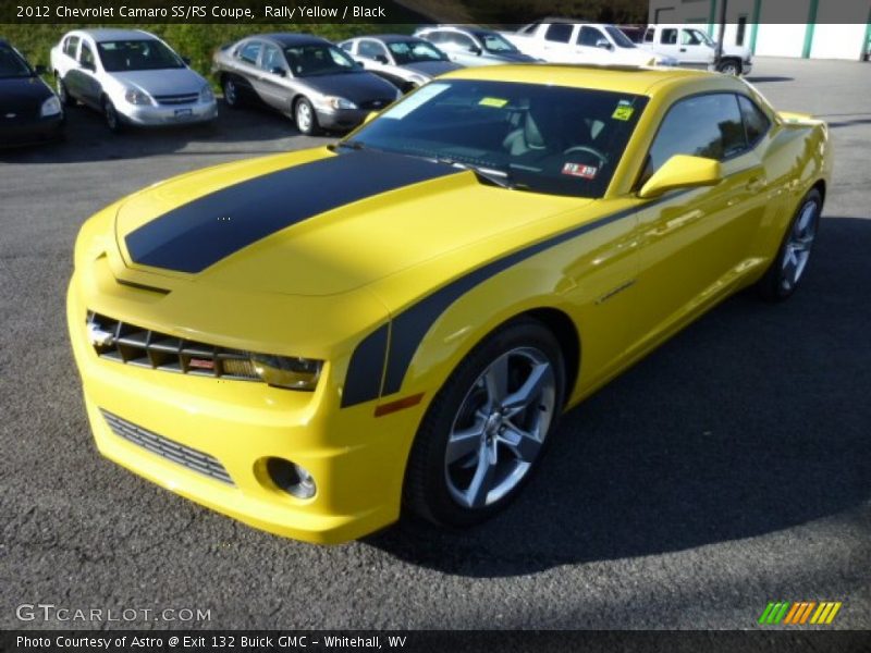 Rally Yellow / Black 2012 Chevrolet Camaro SS/RS Coupe