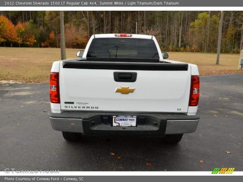 Summit White / Light Titanium/Dark Titanium 2012 Chevrolet Silverado 1500 LT Regular Cab 4x4