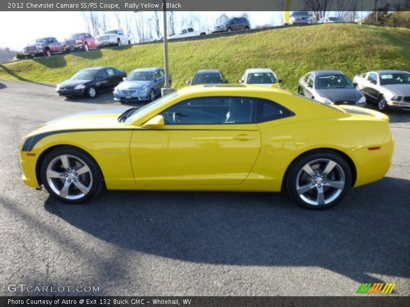 Rally Yellow / Black 2012 Chevrolet Camaro SS/RS Coupe