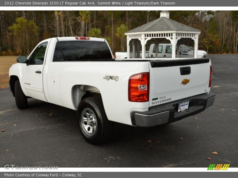 Summit White / Light Titanium/Dark Titanium 2012 Chevrolet Silverado 1500 LT Regular Cab 4x4