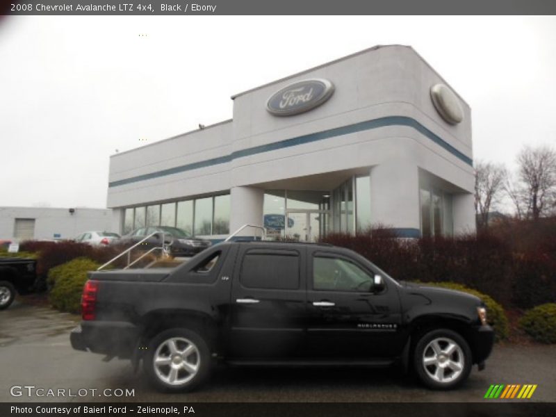 Black / Ebony 2008 Chevrolet Avalanche LTZ 4x4