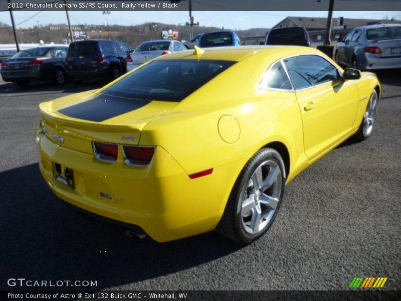 Rally Yellow / Black 2012 Chevrolet Camaro SS/RS Coupe