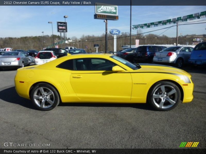 Rally Yellow / Black 2012 Chevrolet Camaro SS/RS Coupe