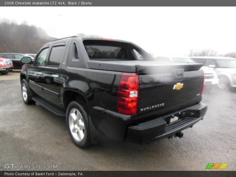 Black / Ebony 2008 Chevrolet Avalanche LTZ 4x4