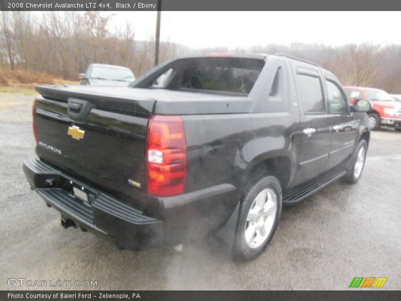 Black / Ebony 2008 Chevrolet Avalanche LTZ 4x4
