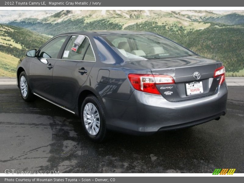 Magnetic Gray Metallic / Ivory 2012 Toyota Camry LE