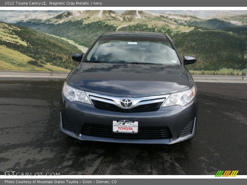 Magnetic Gray Metallic / Ivory 2012 Toyota Camry LE