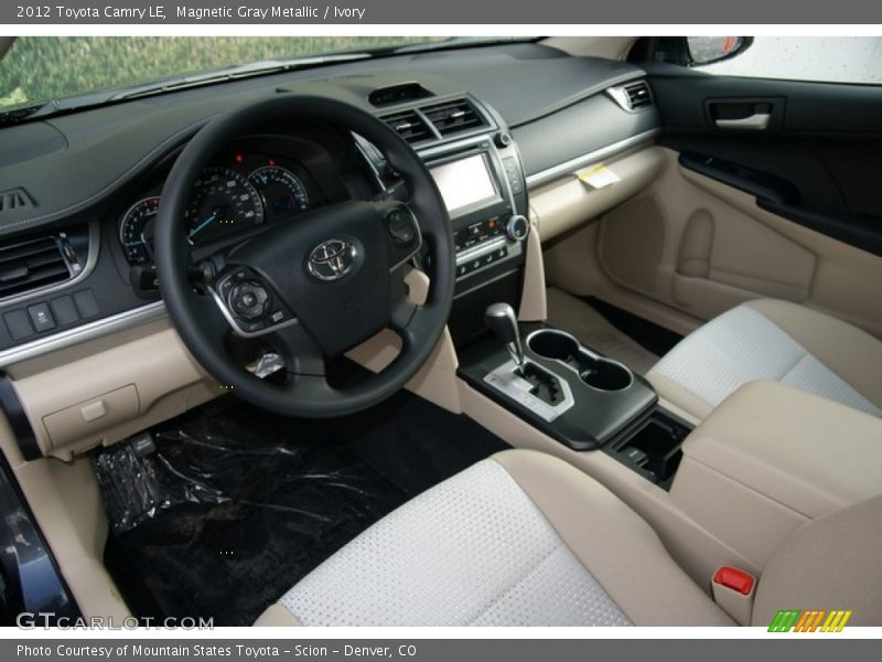 Magnetic Gray Metallic / Ivory 2012 Toyota Camry LE