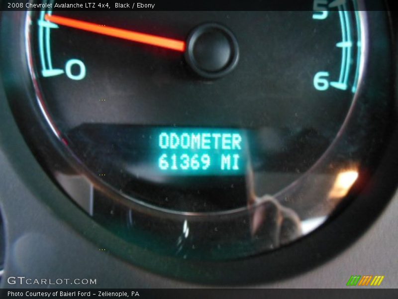 Black / Ebony 2008 Chevrolet Avalanche LTZ 4x4