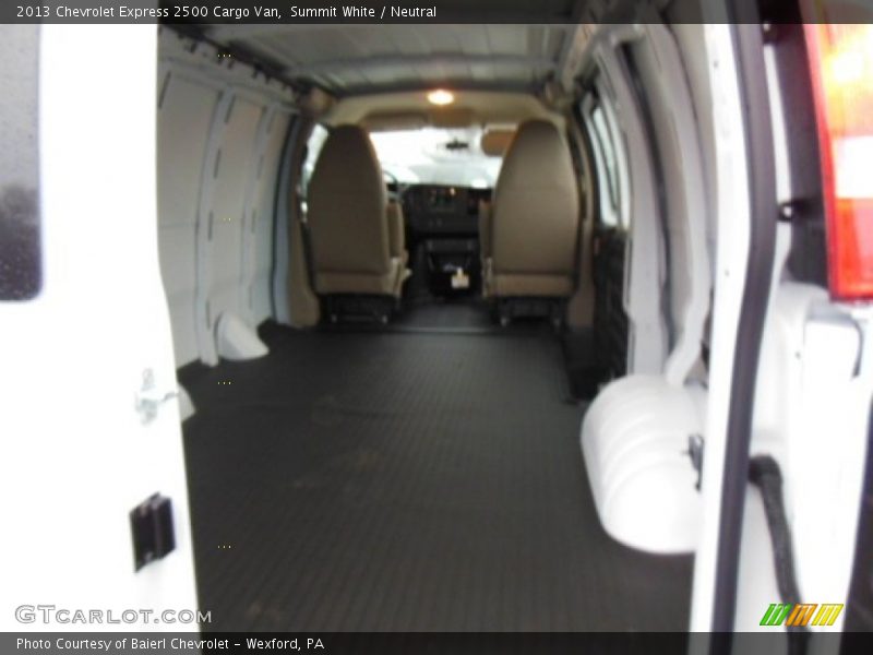 Summit White / Neutral 2013 Chevrolet Express 2500 Cargo Van
