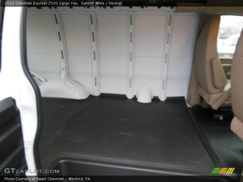 Summit White / Neutral 2013 Chevrolet Express 2500 Cargo Van