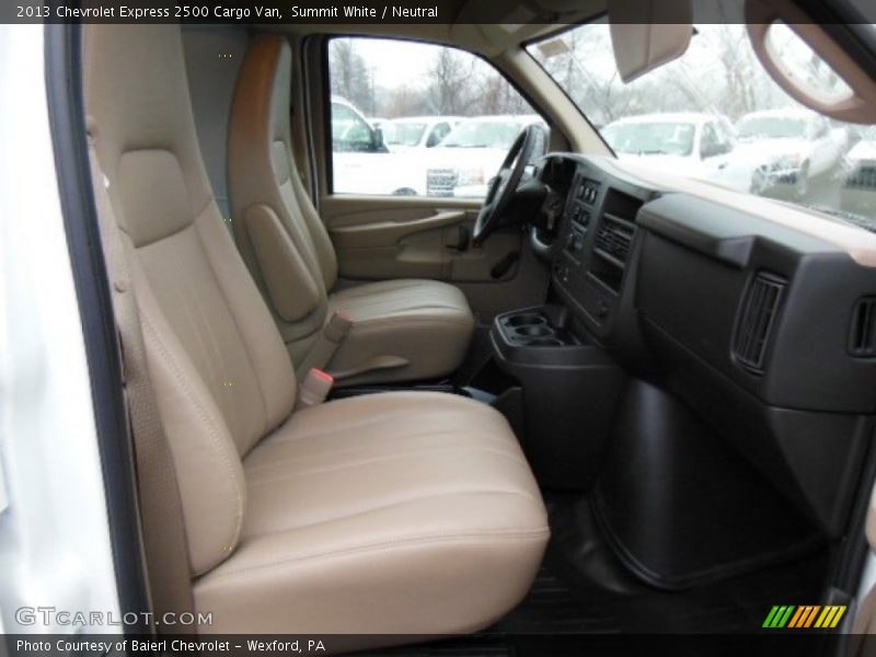 Summit White / Neutral 2013 Chevrolet Express 2500 Cargo Van