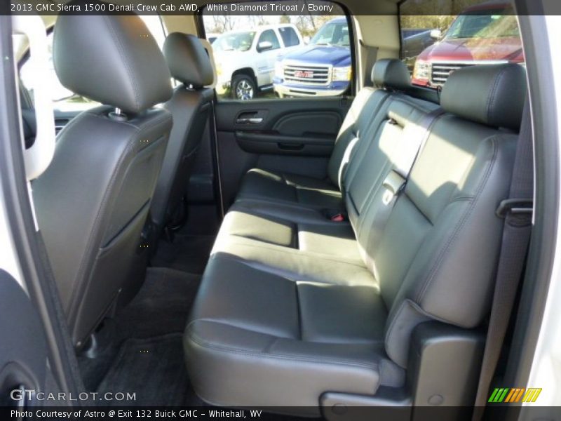 Rear Seat of 2013 Sierra 1500 Denali Crew Cab AWD