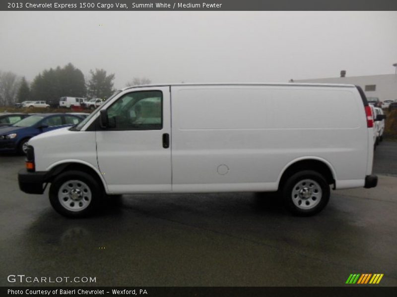 Summit White / Medium Pewter 2013 Chevrolet Express 1500 Cargo Van