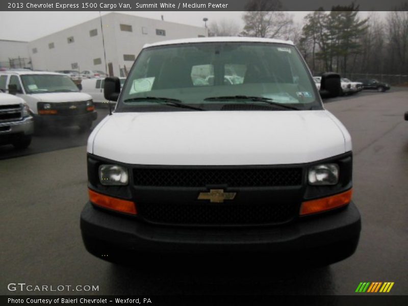 Summit White / Medium Pewter 2013 Chevrolet Express 1500 Cargo Van