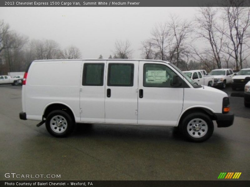 Summit White / Medium Pewter 2013 Chevrolet Express 1500 Cargo Van