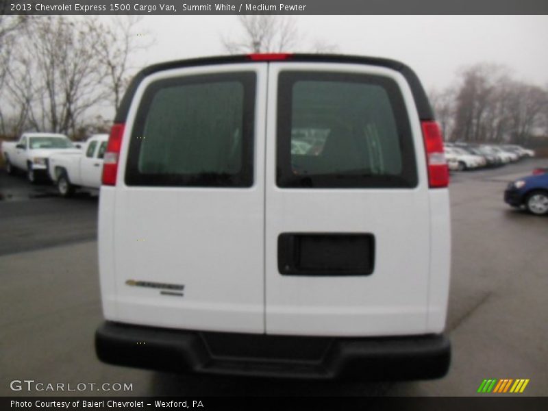 Summit White / Medium Pewter 2013 Chevrolet Express 1500 Cargo Van