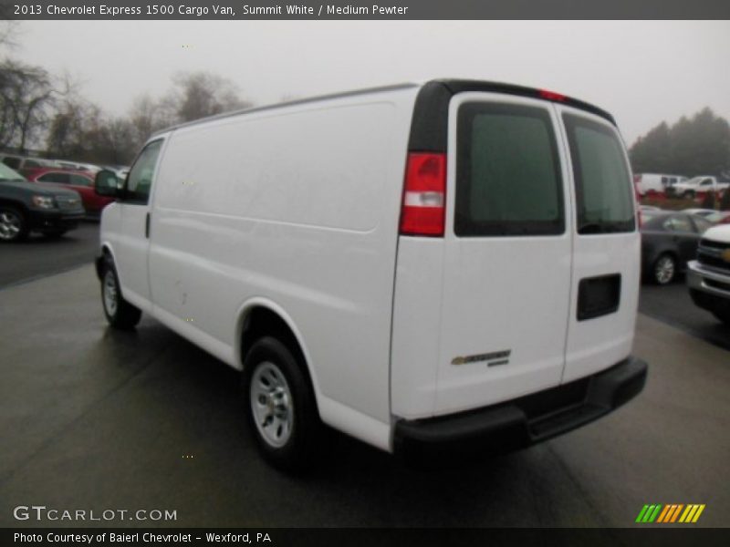 Summit White / Medium Pewter 2013 Chevrolet Express 1500 Cargo Van