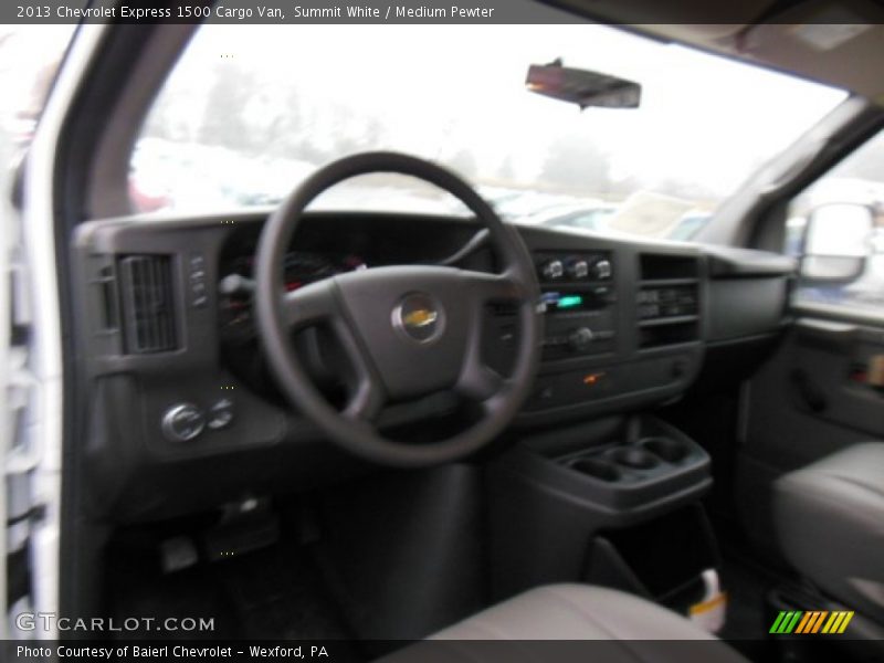 Summit White / Medium Pewter 2013 Chevrolet Express 1500 Cargo Van