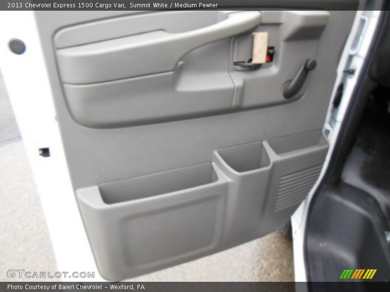 Summit White / Medium Pewter 2013 Chevrolet Express 1500 Cargo Van