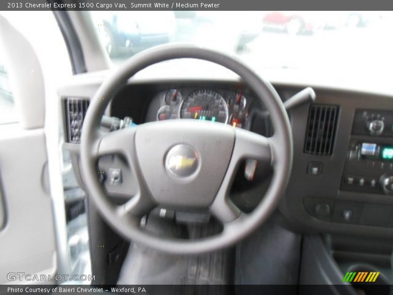 Summit White / Medium Pewter 2013 Chevrolet Express 1500 Cargo Van