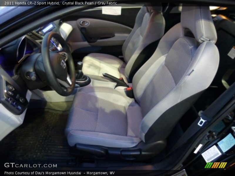 Front Seat of 2011 CR-Z Sport Hybrid