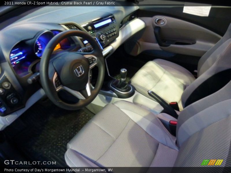 Gray Fabric Interior - 2011 CR-Z Sport Hybrid 