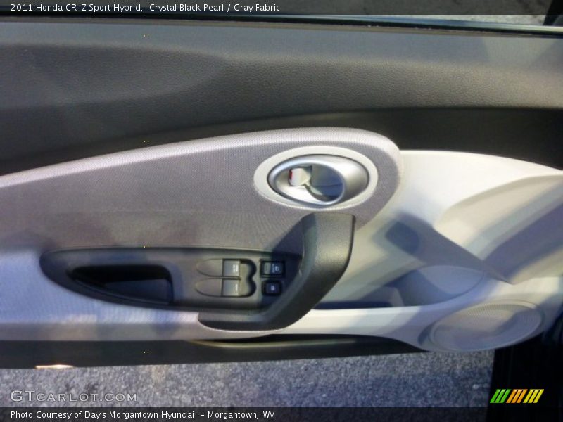 Crystal Black Pearl / Gray Fabric 2011 Honda CR-Z Sport Hybrid